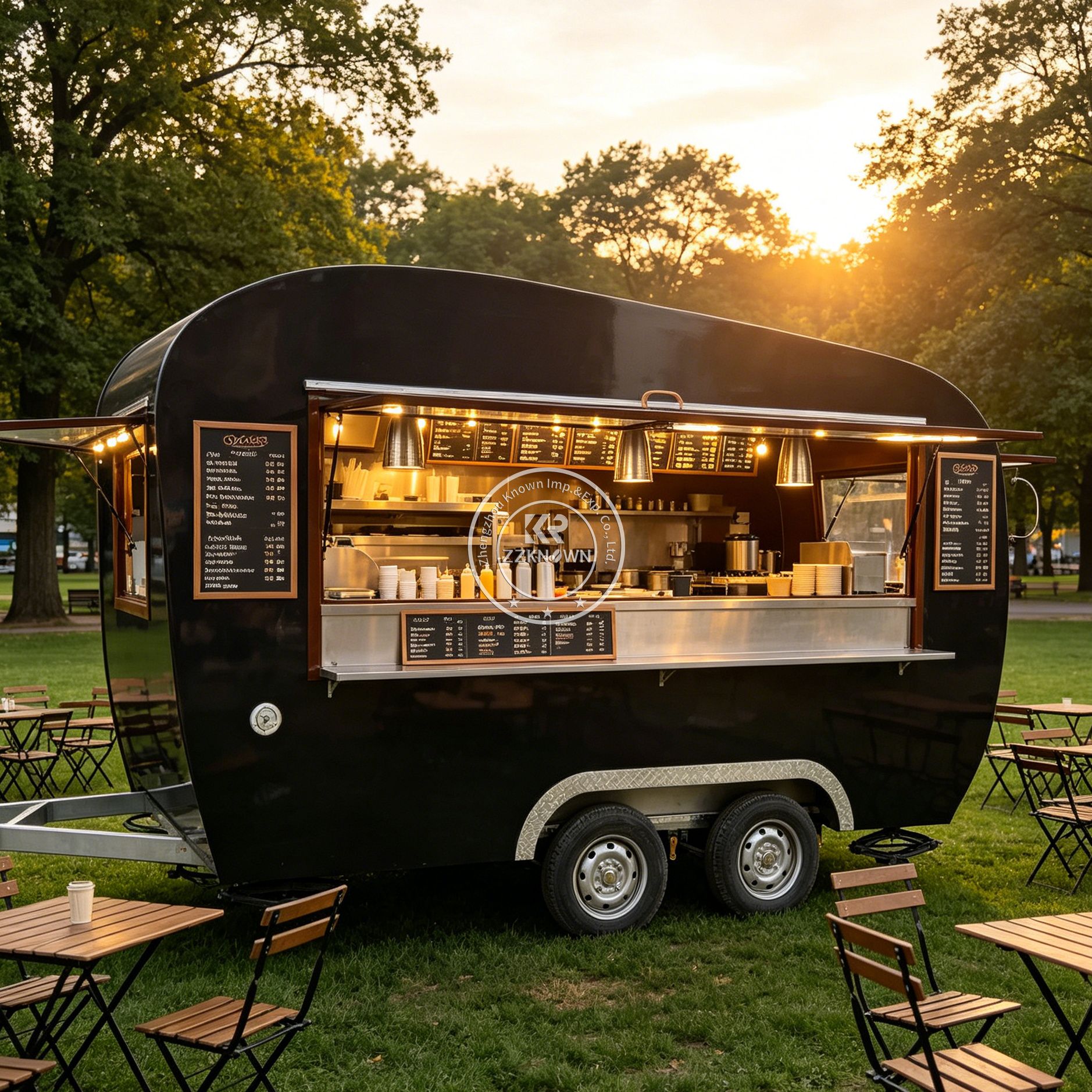 Hot Dog Vending Cart - Custom Mobile Concession Food Trailer Mobile