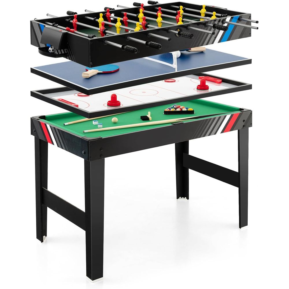 Air Hockey Table - All-in-One 49 Multi-Game Table: Soccer, Air