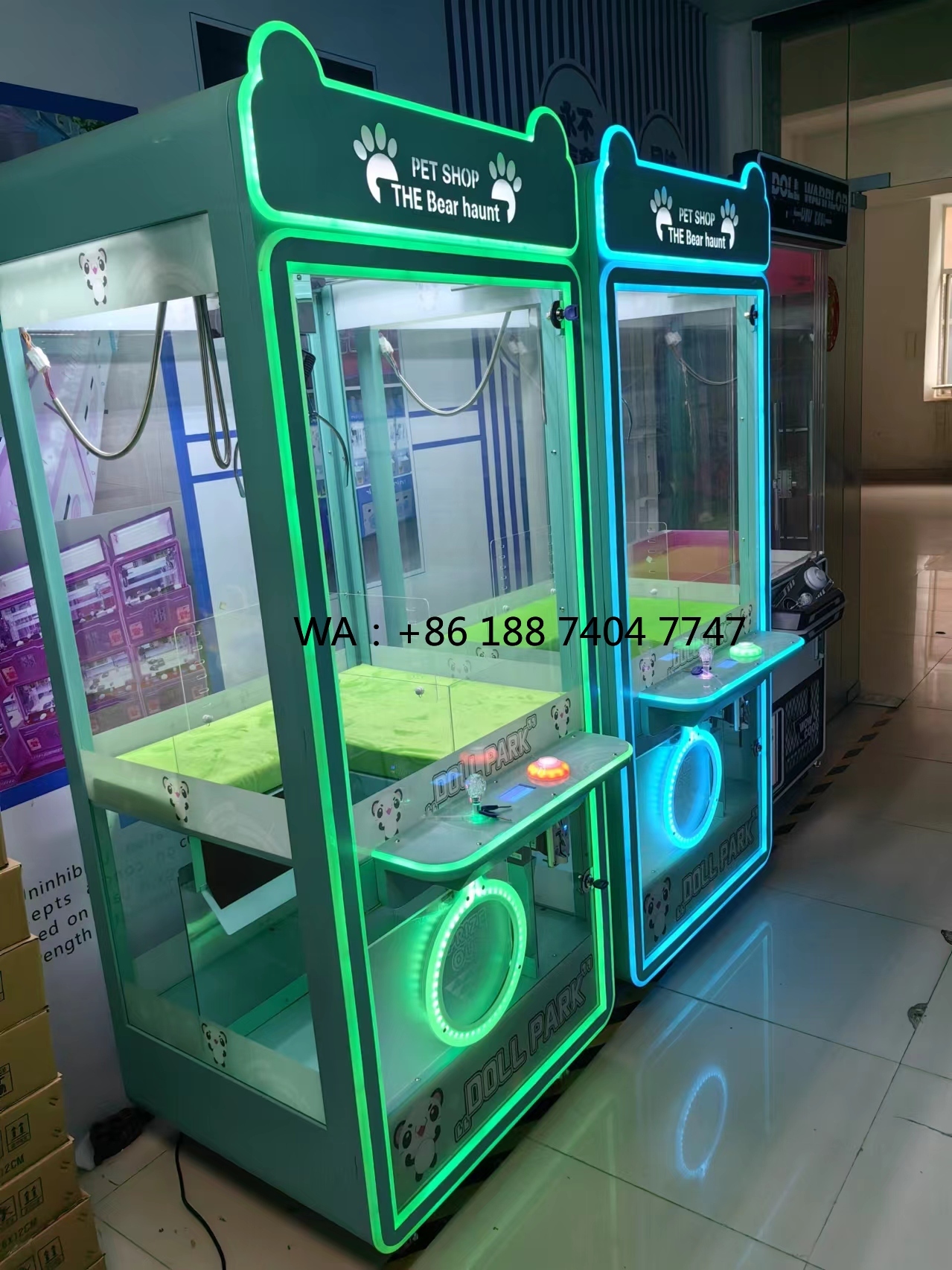 Claw Crane Machine - Coin Operated Toy Claw Crane Machine