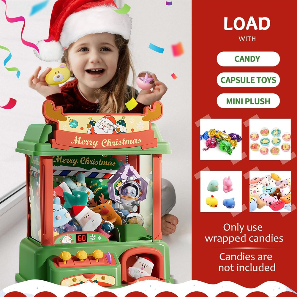 Christmas Claw Machine For Kid – обзор и цена Arcade And Vending