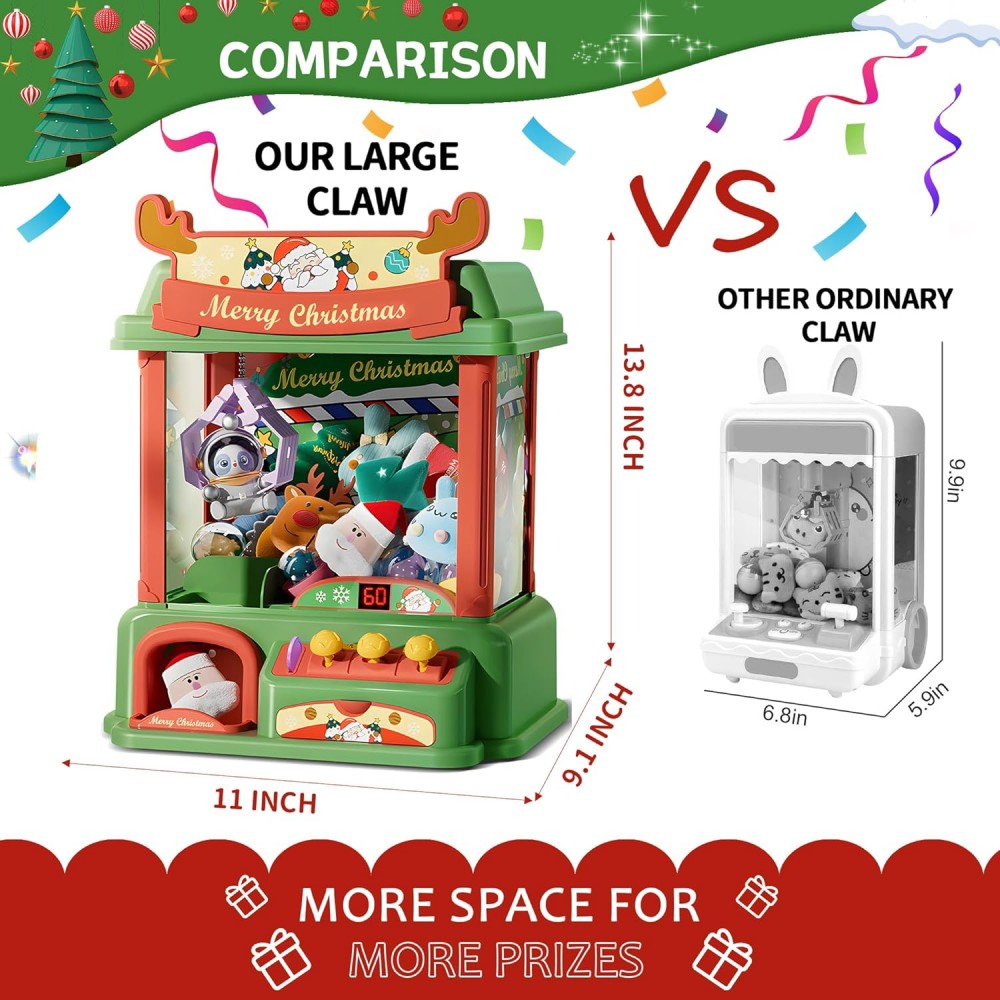 Christmas Claw Machine For Kid – обзор и цена Arcade And Vending