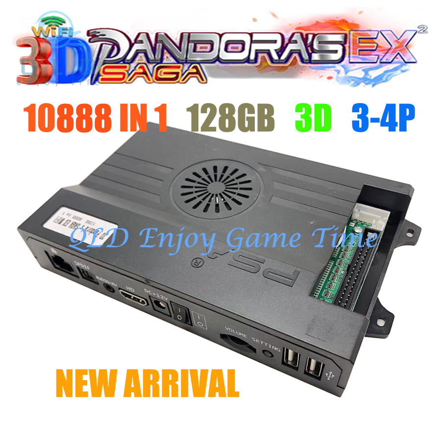 128GB 3D Pandora Saga EX2 Arca – обзор и цена Trackball Controller Arcade