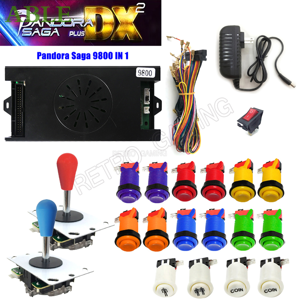 9800 in 1 Pandora Saga Box DX2 – обзор и цена Trackball Controller Arcade