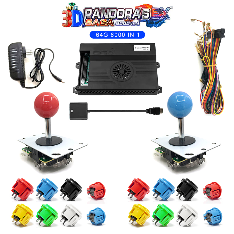3D WIFI Pandoras Saga EX2 Box  – обзор и цена Trackball Controller Arcade