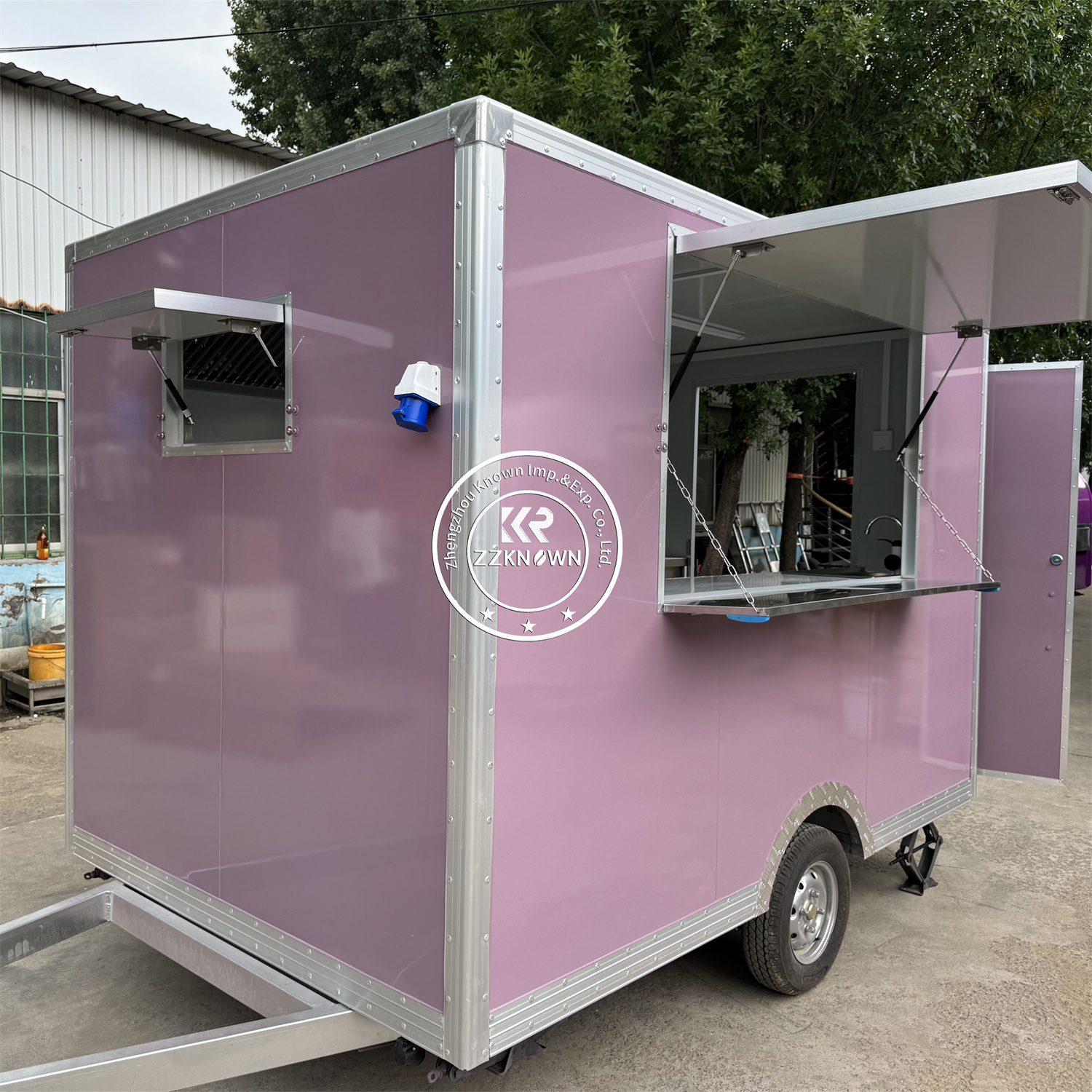 Mobile Fast Food Trailer Cart  – обзор и цена Hot Dog Vending Cart