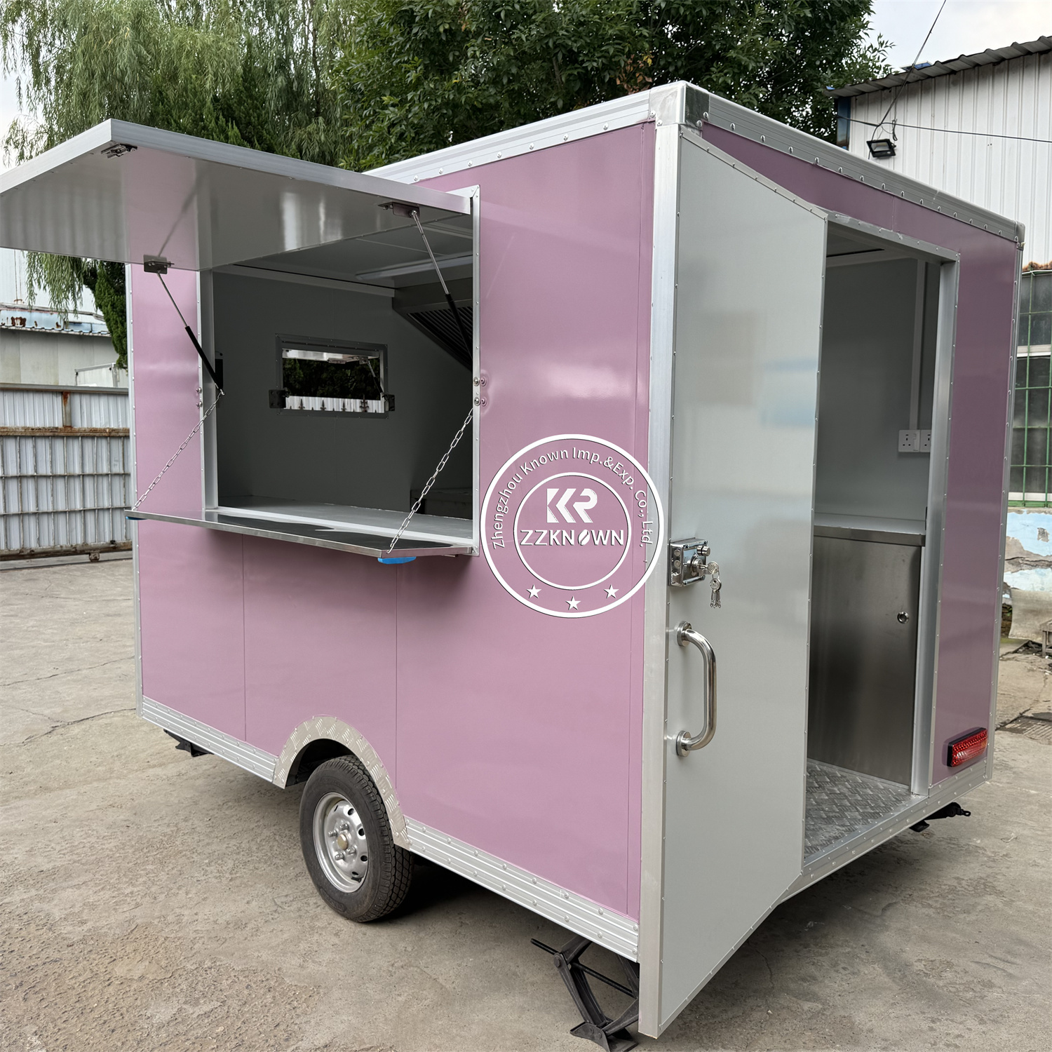 Mobile Fast Food Trailer Cart  – обзор и цена Hot Dog Vending Cart