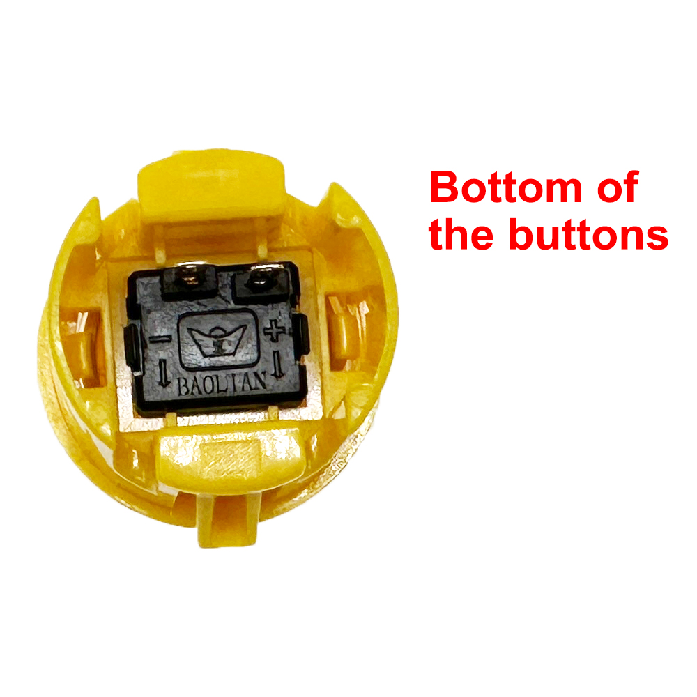 12pcs copy Sanwa Buttons 30mm  – обзор и цена Arcade Wangan Midnight