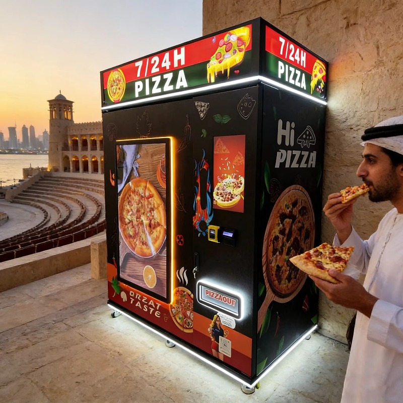 Custom Pizza Vending Machine S – обзор и цена Vending Machine Qr Code