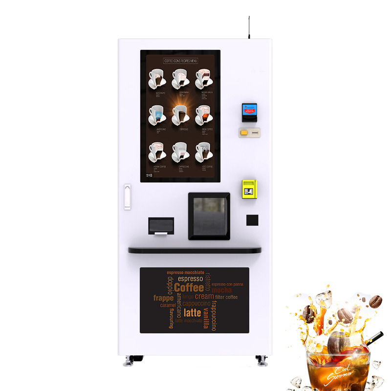 Smart QR Code Commercial Espre – обзор и цена Vending Machine Qr Code