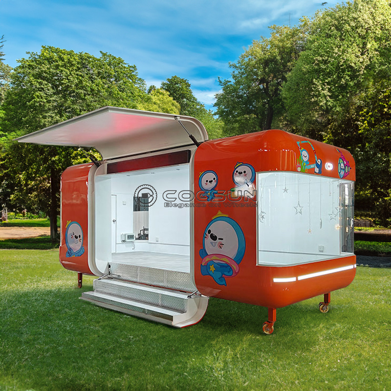 Street Mobile Food Trailer Piz – обзор и цена Hot Dog Vending Cart