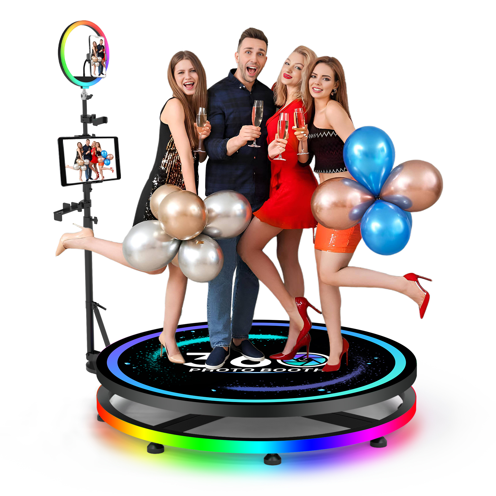 360 Photo Booth with Flight Ca – обзор и цена Photo Booth Machine