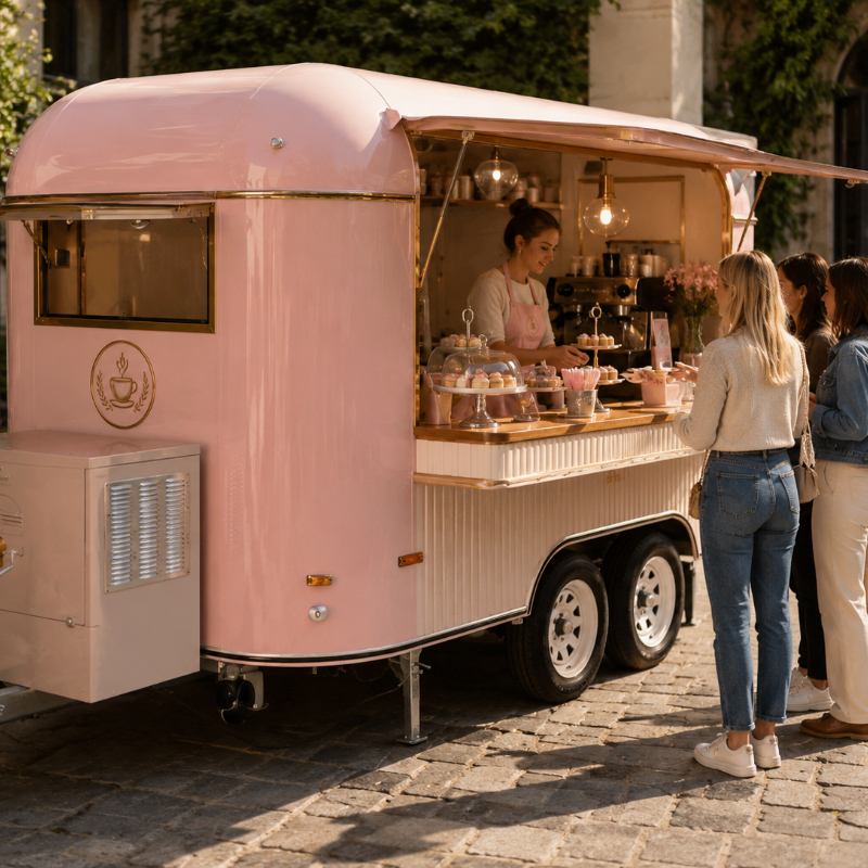 Food Cart Mobile Trailer Custo – обзор и цена Hot Dog Vending Cart