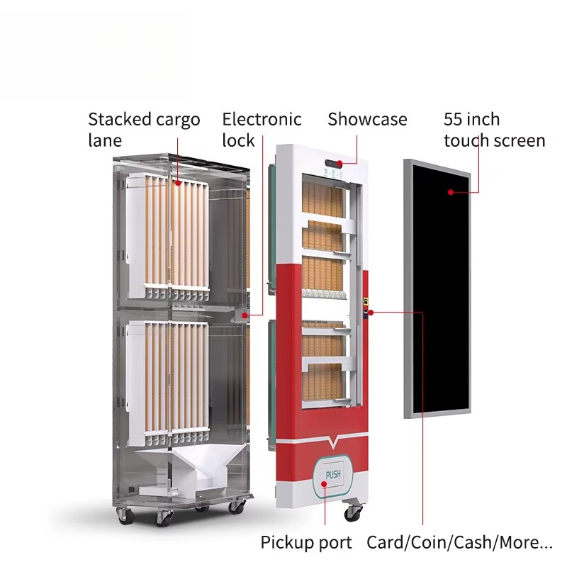 Customizable Vending Bar Outdo – обзор и цена Vending Machine Qr Code