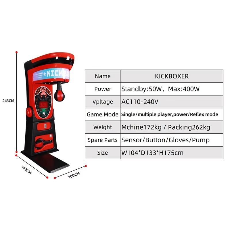 FL Wholesale New Kickboxer Coi – обзор и цена Arcade And Vending