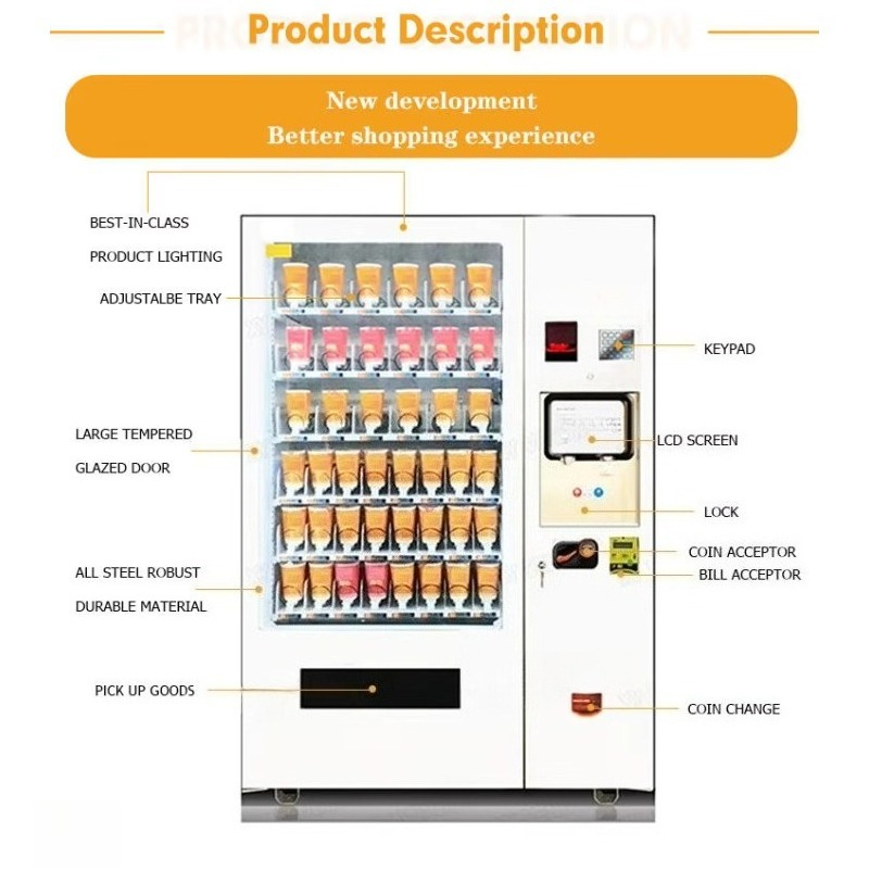 Customized Metal Cup Noodles V – обзор и цена Vending Machine Qr Code