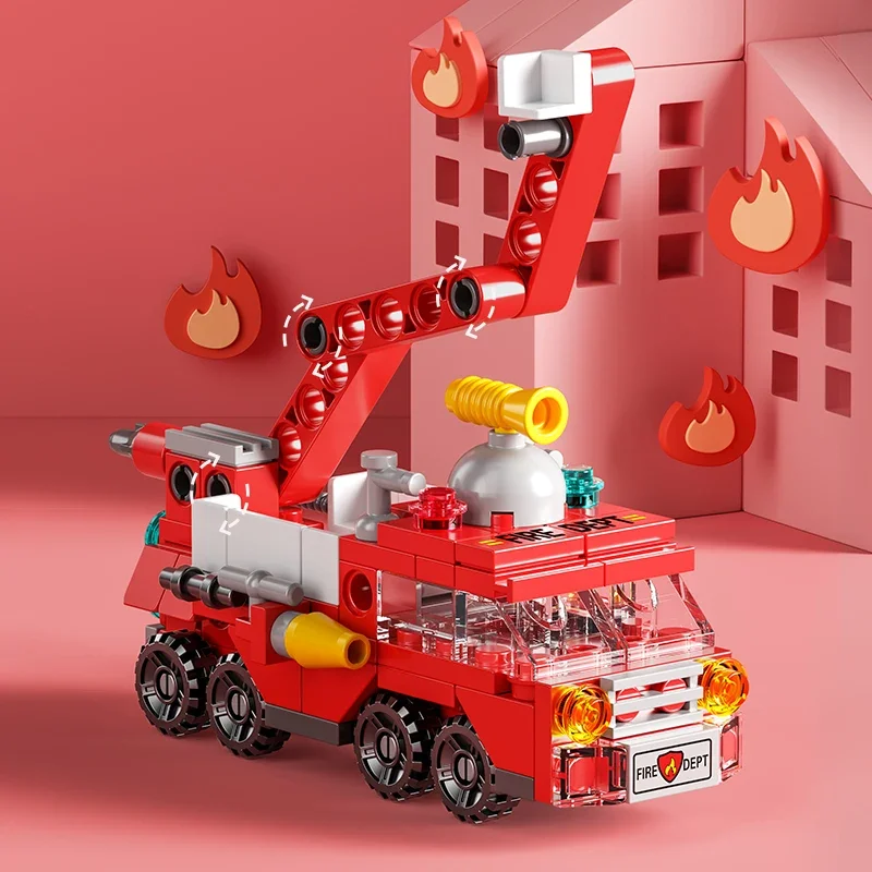 City Fire Car Building Blocks  – обзор и цена Claw Crane Machine