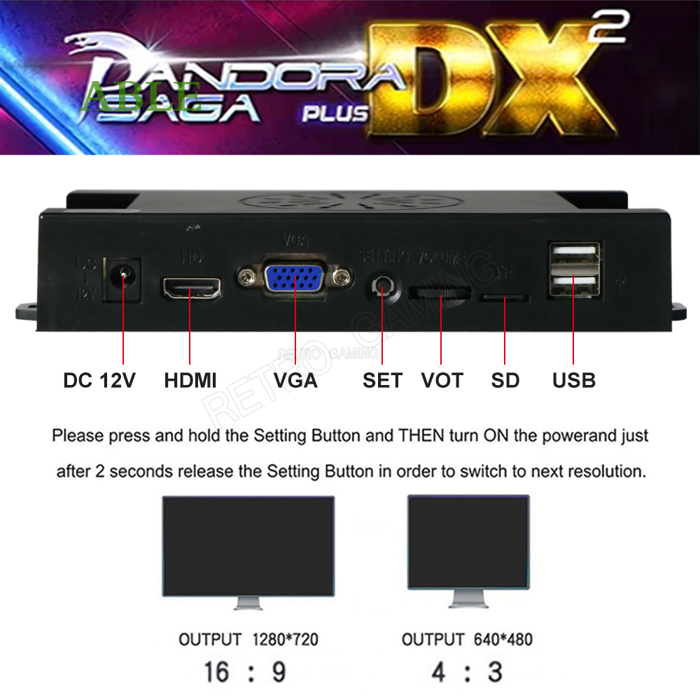 26800 in 1 Pandora Saga Box DX – обзор и цена Trackball Controller Arcade